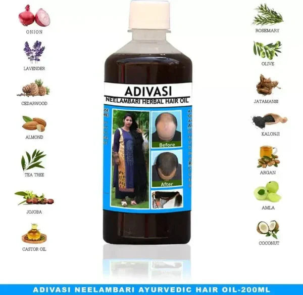 Original Adivasi Herbal Hair Oil 200ML