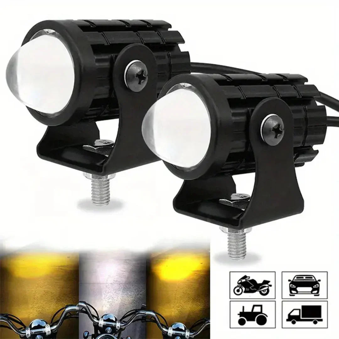2 Pcs Set Mini Driving Fog Lights