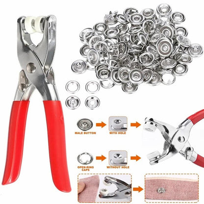 Tich and Snap Button Press Tool